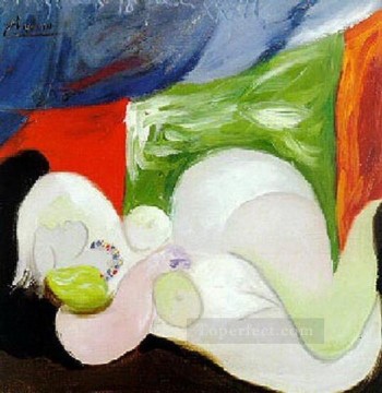 Capa desnuda con collar 1932 cubismo Pablo Picasso Pinturas al óleo